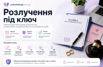 Розлучення під ключ з юридичним супроводом дистанційно в Україні