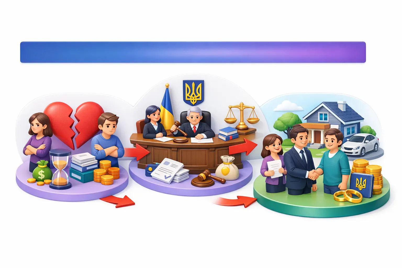 Скільки часу триває розлучення в Україні: етапи процесу через суд, документи, строки та фінальний результат