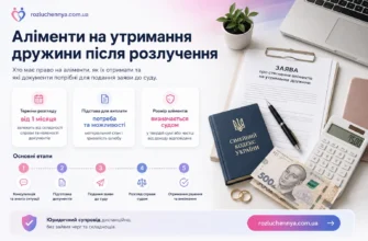 Аліменти на утримання дружини після розлучення через суд та юридичний супровід адвоката