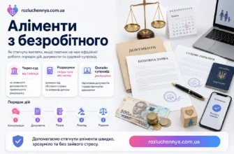 аліменти з безробітного в Україні через суд та онлайн супровід адвоката
