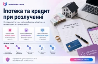 Іпотека та кредит при розлученні, поділ іпотечного майна та боргових зобов’язань подружжя
