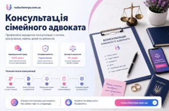 Консультація сімейного адвоката з питань розлучення, дітей, майна та аліментів