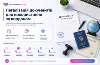 Легалізація документів для використання за кордоном з юридичним супроводом онлайн