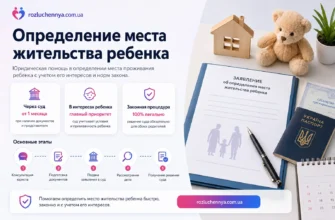 Определение места жительства ребенка через суд с учетом интересов ребенка и помощью адвоката