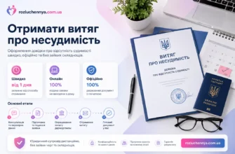 Отримати витяг про несудимість онлайн швидко та офіційно в Україні
