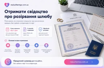 Отримати свідоцтво про розірвання шлюбу через РАЦС або суд з юридичним супроводом