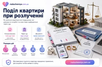 Поділ квартири при розлученні через суд, документи та юридичний супровід
