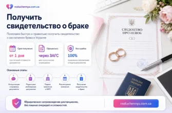 Получить свидетельство о браке в Украине с юридическим сопровождением