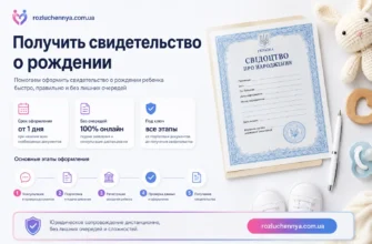 Получить свидетельство о рождении с юридическим сопровождением онлайн