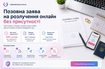 Позовна заява на розлучення онлайн без присутності через суд в Україні