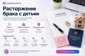 Расторжение брака с детьми через суд с юридическим сопровождением
