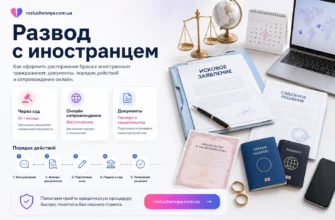 Развод с иностранцем через суд с подготовкой документов и онлайн сопровождением адвоката