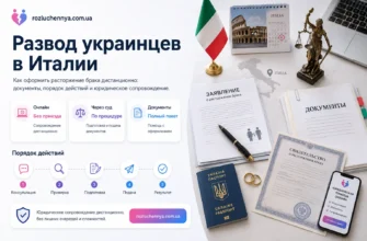 Развод украинцев в Италии онлайн через суд с документами и юридическим сопровождением