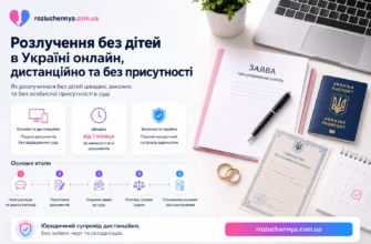 Розлучення без дітей в Україні онлайн дистанційно та без присутності через суд