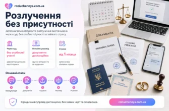 Розлучення без присутності через суд з дистанційним юридичним супроводом адвоката