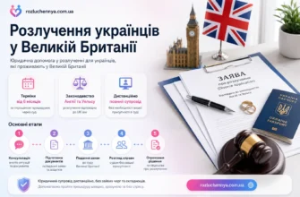 Розлучення українців у Великій Британії дистанційно через суд та адвоката