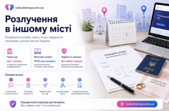 Розлучення в іншому місті онлайн через суд без особистої присутності