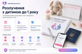 Розлучення з дитиною до 1 року через суд в Україні