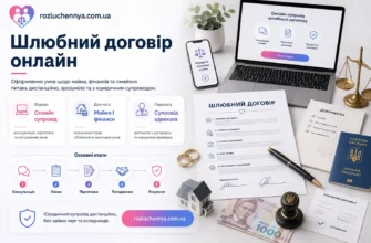 Шлюбний договір онлайн з юридичним супроводом адвоката для оформлення майнових і фінансових умов подружжя