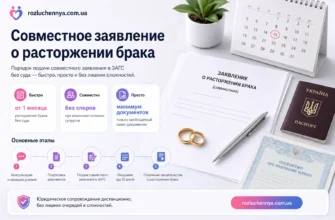 Совместное заявление о расторжении брака через ЗАГС с документами и юридическим сопровождением