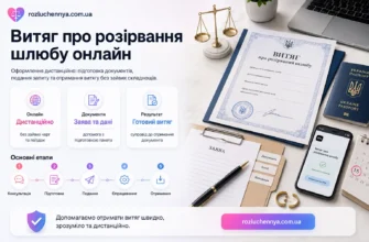Витяг про розірвання шлюбу онлайн з дистанційним оформленням документів