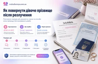 Як повернути дівоче прізвище після розлучення через заяву, документи та юридичний супровід