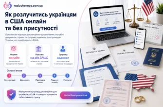 Як розлучитись українцям в США онлайн та без присутності через суд або ДРАЦС