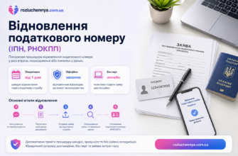 Відновлення податкового номеру ІПН та РНОКПП в Україні